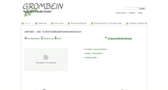 Desktop Screenshot of grombein.com