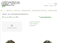 Tablet Screenshot of grombein.com